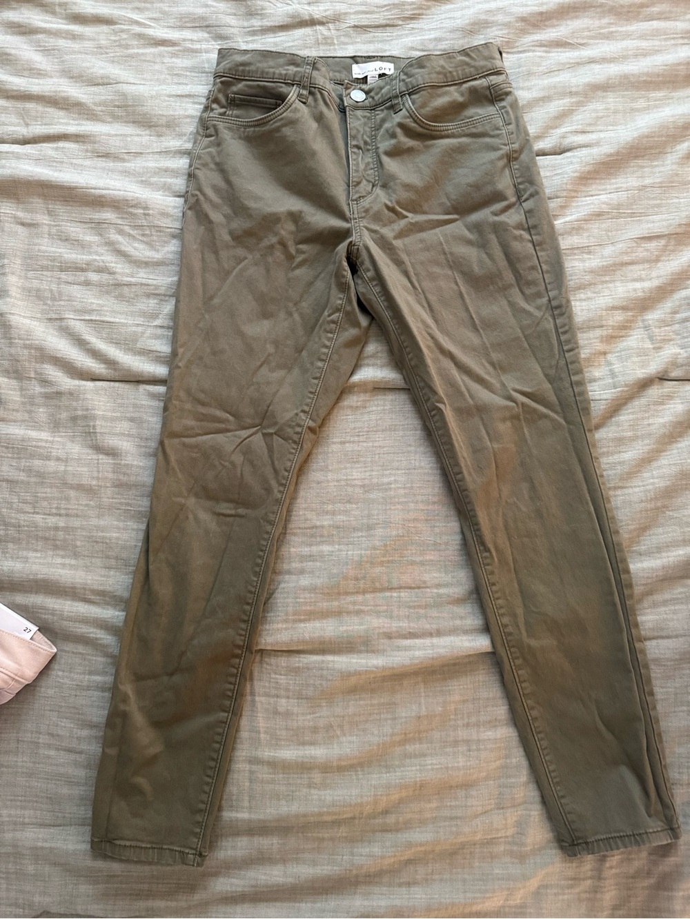Olive Green Skinny Jeans